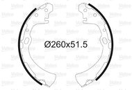 VALEO Brake Shoe Set 562671 - Brake Shoes