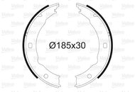 VALEO Brake Shoe Set 562738 - Brake Shoes