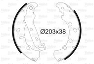 VALEO Brake Shoe Set 562772 - Brake Shoes