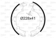 VALEO Brake Shoe Set 562993 - Brake Shoes