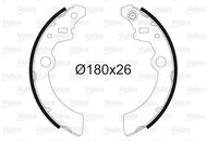 VALEO Brake Shoe Set 562999 - Brake Shoes