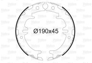 VALEO Brake Shoe Set 564015 - Brake Shoes