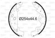 VALEO Brake Shoe Set 564030 - Brake Shoes