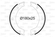 VALEO Brake Shoe Set 564038 - Brake Shoes