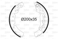 VALEO Brake Shoe Set 564051 - Brake Shoes