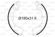 VALEO Brake Shoe Set 564094 - Brake Shoes