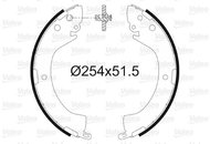 VALEO Brake Shoe Set 564096 - Brake Shoes