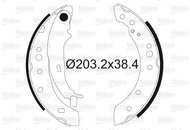 VALEO Brake Shoe Set 564097 - Brake Shoes