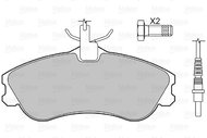 VALEO Brake Pads 598326 - Brake Pads