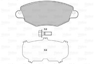 VALEO Brake Pads 598433 - Brake Pads