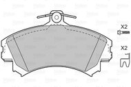VALEO Brake Pads 598493 - Brake Pads