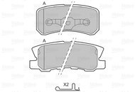 VALEO Brake Pads 598520 - Brake Pads