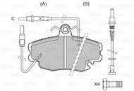 VALEO Brake Pads 598002 - Brake Pads