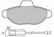 VALEO Brake Pads 598012 - Brake Pads