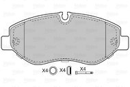 VALEO Brake Pads 598882 - Brake Pads