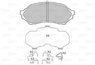 VALEO Brake Pads 598548 - Brake Pads