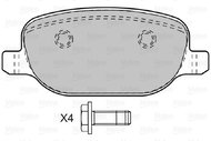 VALEO Brake Pads 601029 - Brake Pads