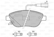 VALEO Brake Pads 601069 - Brake Pads