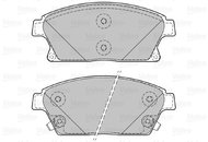 VALEO Brake Pads 601070 - Brake Pads
