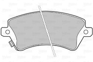 VALEO Brake Pads 598679 - Brake Pads