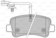 VALEO Brake Pads 601151 - Brake Pads
