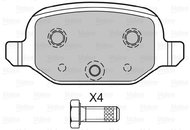 VALEO Brake Pads 601303 - Brake Pads