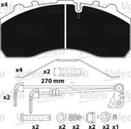 VALEO Brake Pads 882202 - Brake Pads