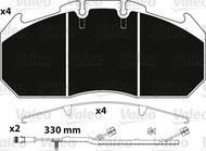 VALEO Brake Pads 882219 - Brake Pads