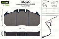 VALEO Brake Pads 882220 - Brake Pads