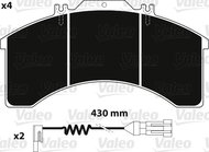 VALEO Brake Pads 882237 - Brake Pads