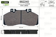 VALEO Brake Pads 882240 - Brake Pads