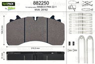 VALEO Brake Pads 882250 - Brake Pads