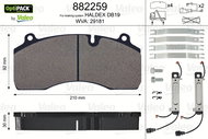 VALEO Brake Pads 882259 - Brake Pads