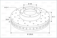VALEO Brake Disc 886592 - Brake Disc