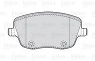 VALEO Brake Pads 301667 - Brake Pads