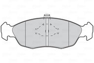 VALEO Brake Pads 301074 - Brake Pads