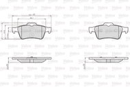 VALEO Brake Pads 872482 - Brake Pads