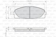 VALEO Brake Pads 872680 - Brake Pads