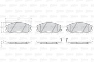 VALEO Brake Pads 873569 - Brake Pads