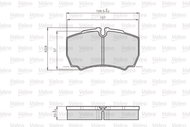 VALEO Brake Pads 872123 - Brake Pads