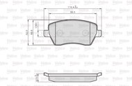 VALEO Brake Pads 872973 - Brake Pads