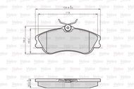 VALEO Brake Pads 873124 - Brake Pads