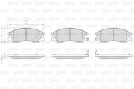 VALEO Brake Pads 872059 - Brake Pads