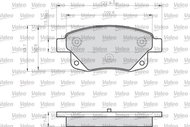 VALEO Brake Pads 872486 - Brake Pads