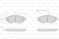 VALEO Brake Pads 873468 - Brake Pads