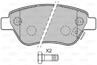 VALEO Brake Pads 601346 - Brake Pads