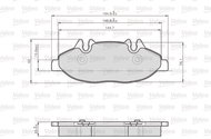 VALEO Brake Pads 872007 - Brake Pads