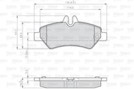 VALEO Brake Pads 872190 - Brake Pads