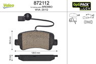 VALEO Brake Pads 872112 - Brake Pads