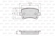 VALEO Brake Pads 872914 - Brake Pads